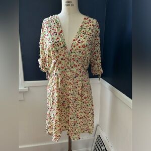 Faithfull the Brand floral dress from Anthropologie, size 10, NWT